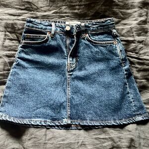 Reformation denim skirt in size 25